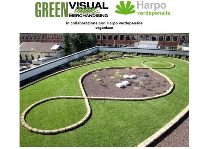 GREEN VISUAL MERCHANDISING in collaborazione con Harpo verdepensile